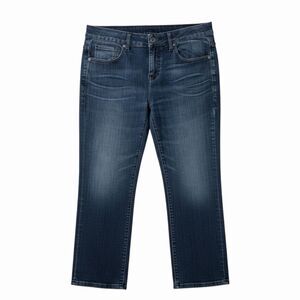 Bogari Straight Leg Denim Pants Jeans Medium Blue Rinse 14